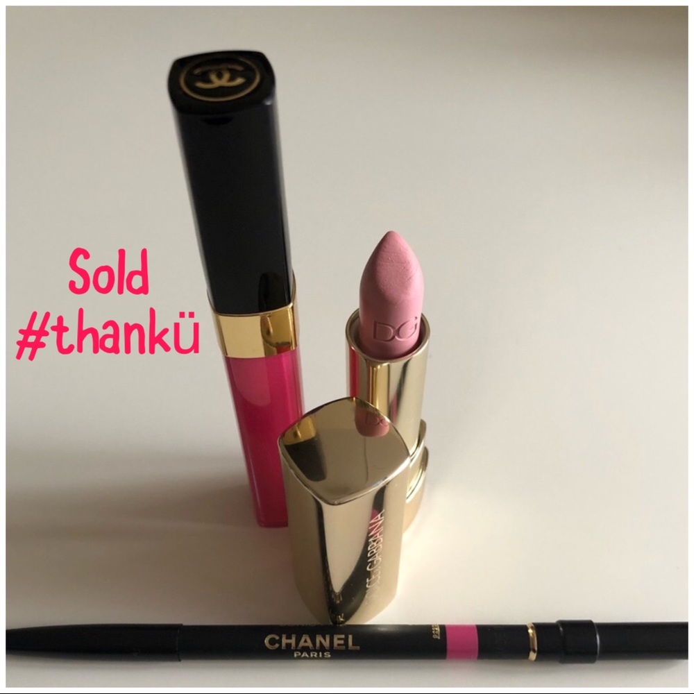 SOLD!!!Chanel Glossimer, Chanel Le Crayon & D&G